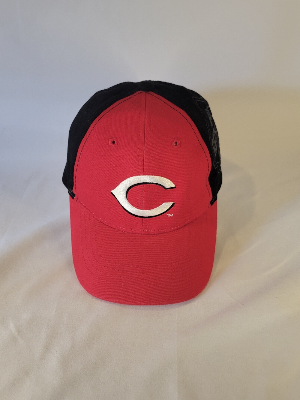 Cincinnati Reds "Reds Heads" Idegy Snapback Baseball Hat Black Red